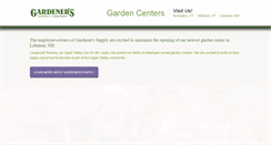 Desktop Screenshot of longacresnurserycenter.com